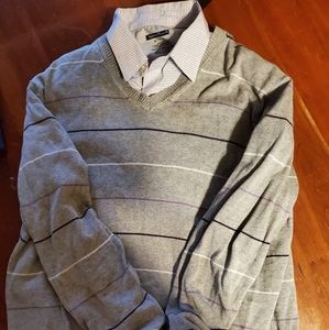 Mens H&M button down and sweater